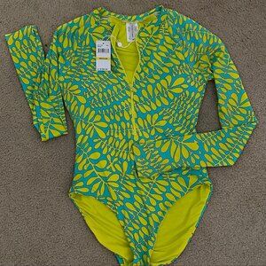 NWT Trina Turk™ Med Women's SCUBA DIVING SWIM RASH GUARD RETAILS $184 : C